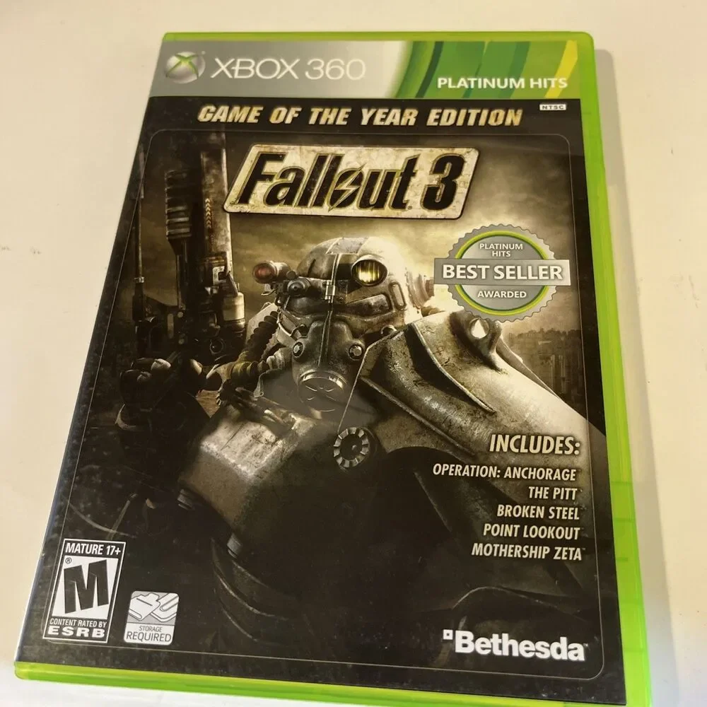 Fallout 3 GOTY + Fallout New Vegas Ultimate Edition Microsoft Xbox 360 Bundle